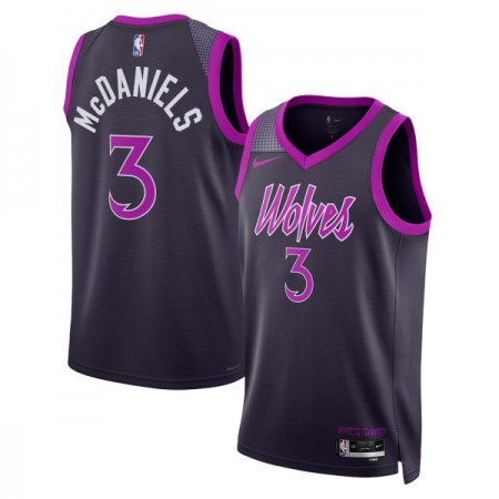 Dres Minnesota Timberwolves Jaden Mcdaniels Nike 2025-26 City Edition Crno Swingman
